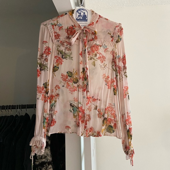 Zara floral blouse - Picture 1 of 3